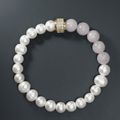 Bracelet Candy Geometric Perles de Culture et Kunzite - NEIJE