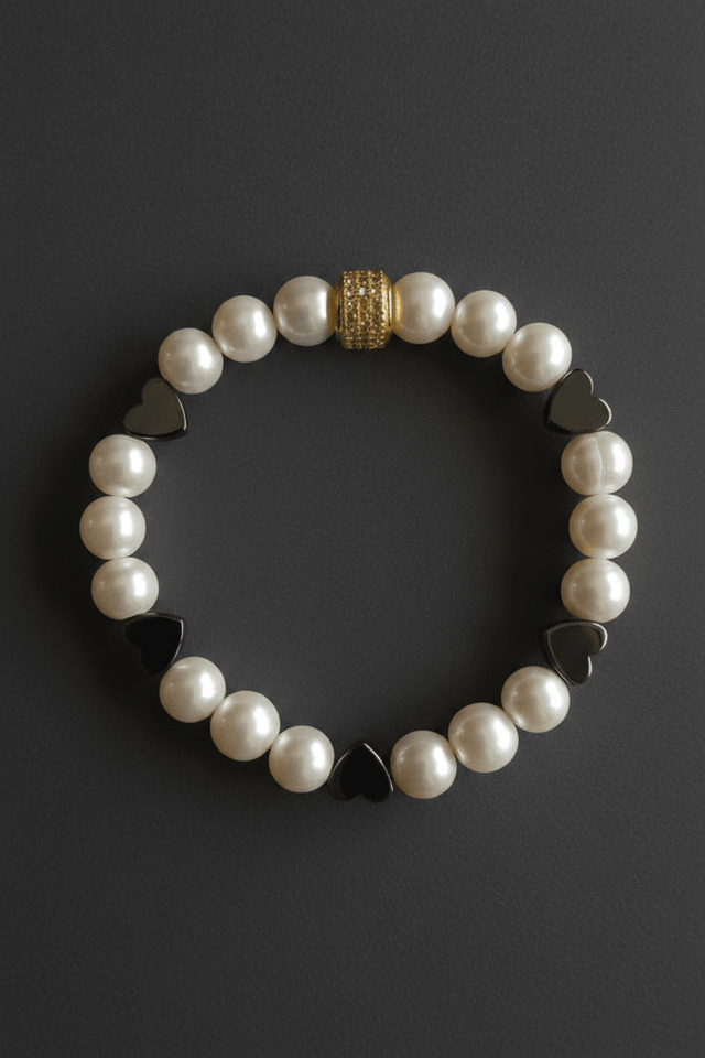 Bracelet Pigalle Perles de Culture et Hématite - NEIJE