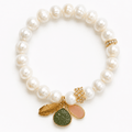 Bracelet Perles d'eau douce Labradorite & Cornaline – Les Nuits Blanches - NEIJE