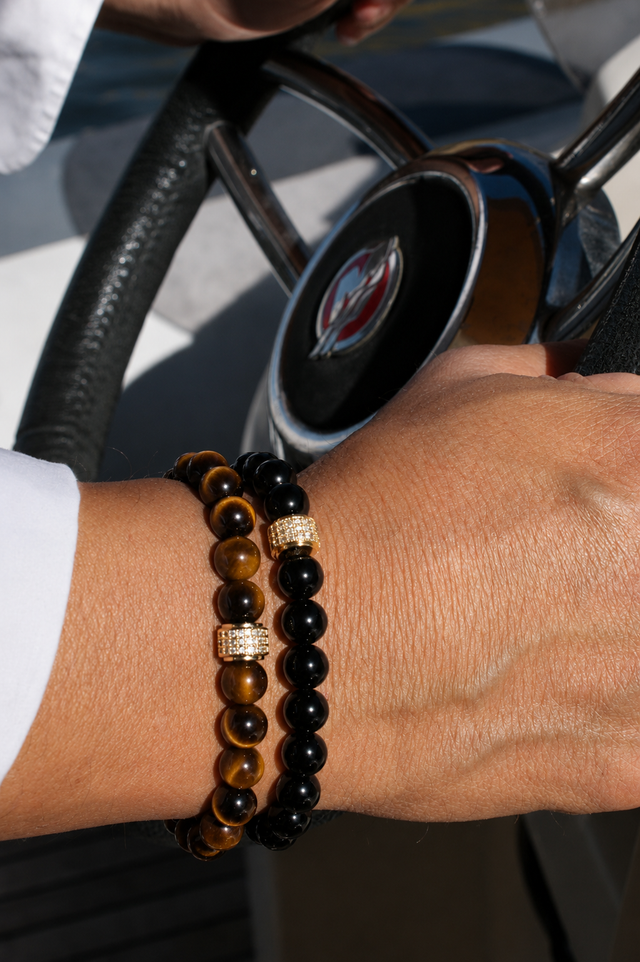 Bracelets pour Homme en Onyx et Oeil de Tigre - NEIJE