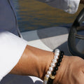 Bracelets pour homme Perles d'eau douce et Onyx - NEIJE