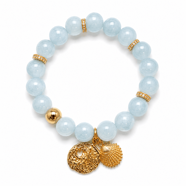 Bracelet Aigue - Marine – Le Bruit du Vent - NEIJE