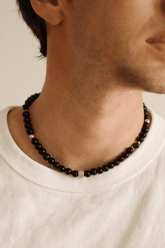 Collier Iconic Onyx et Argent 925 - NEIJE