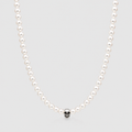 Collier Homme Perles Tête de Mort en Argent 925