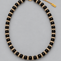 Collier Madame Bovary Onyx avec Diamants - NEIJE