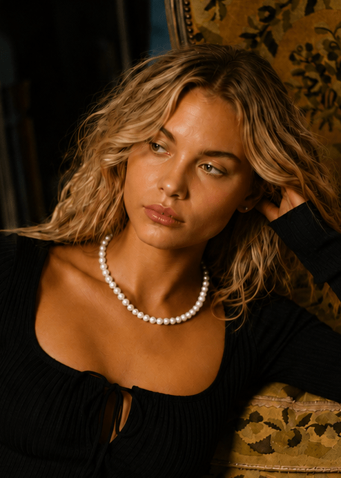 Le Collier Parfait Perles de Culture et Argent 925 - NEIJE