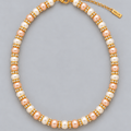 Collier Schachmatt Perles de Culture Roses et Blanches avec Diamants - NEIJE