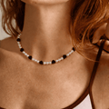 Collier Pigalle Perles de Culture et Hématite - NEIJE