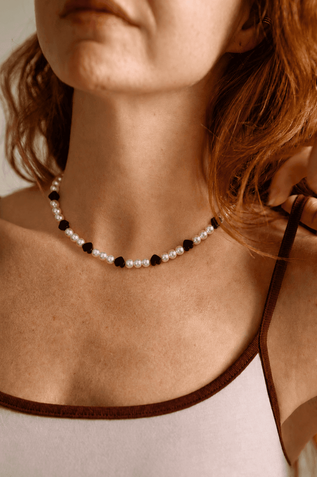 Collier Pigalle Perles de Culture et Hématite - NEIJE