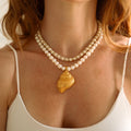 Collier Perle de Culture Coquillage