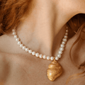 Collier Perle de Culture Coquillage