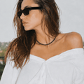 Collier Esmeralda Perles de Culture Noires - NEIJE