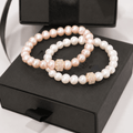 La Parure Parfaite Collier & Bracelet Perles de Culture Roses - NEIJE