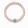 Parure Collier + Bracelet Perles d'eau douce Roses - NEIJE