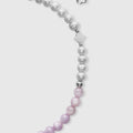 Collier en perles d'eau douce et kunzite