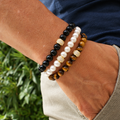 Trio de Bracelets en Perles pour Homme - NEIJE