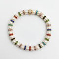 Bracelet Madame Bovary Perles de Culture et Diamants Multicolores - NEIJE