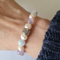 Bracelet Candy Perles d'eau douce Aigue Marine et Kunzite - NEIJE