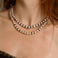 Collier Madame Bovary Perles de Culture et Strass Multicolore - NEIJE