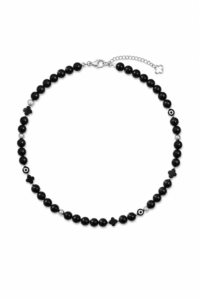 Collier Lucky Onyx et Argent 925 - NEIJE