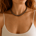 Parure Collier & Bracelet Onyx - Mes nuits sont plus belles que vos jours - NEIJE