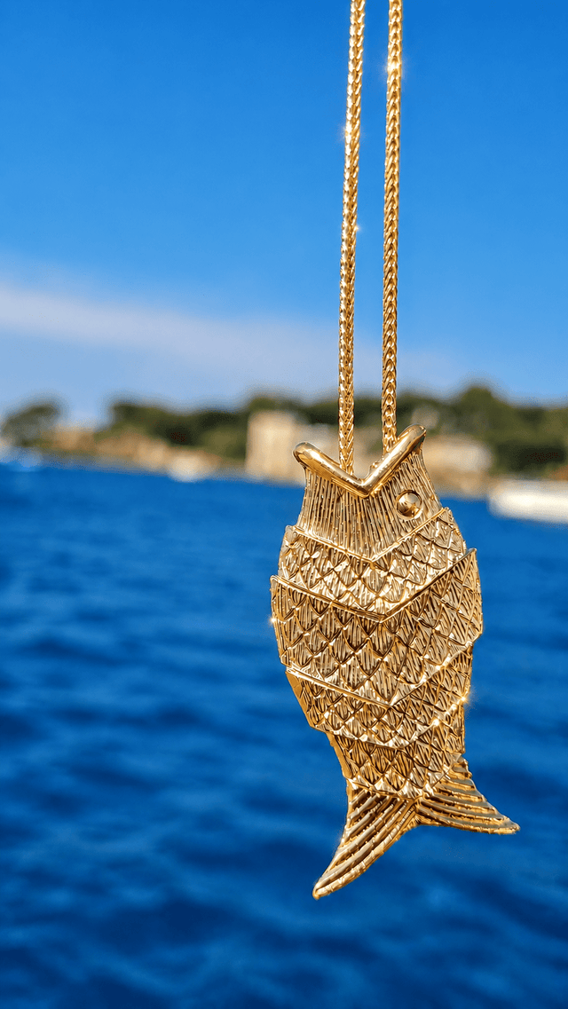 Collier Poisson Gefilte - Or - NEIJE